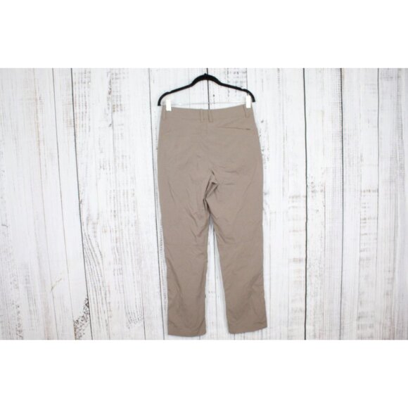 LL Bean Access Trail Pants Straight Leg Toasted Almond Size 8 Reg - Picture 8 of 11